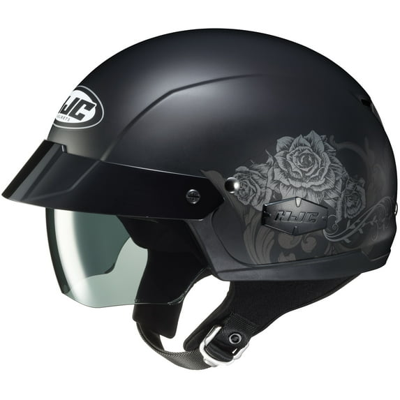 HJC IS-Cruiser Fior Motorcycle Half Helmet Silver/Black LG