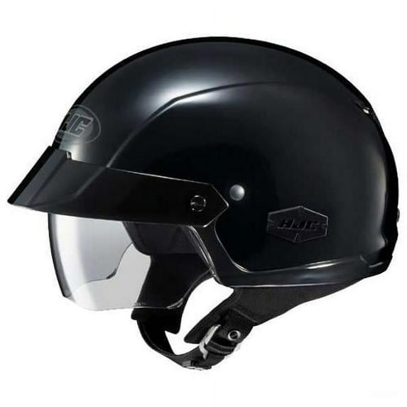 HJC IS-Cruiser Solid Motorcycle Half Helmet Gloss Black XXL