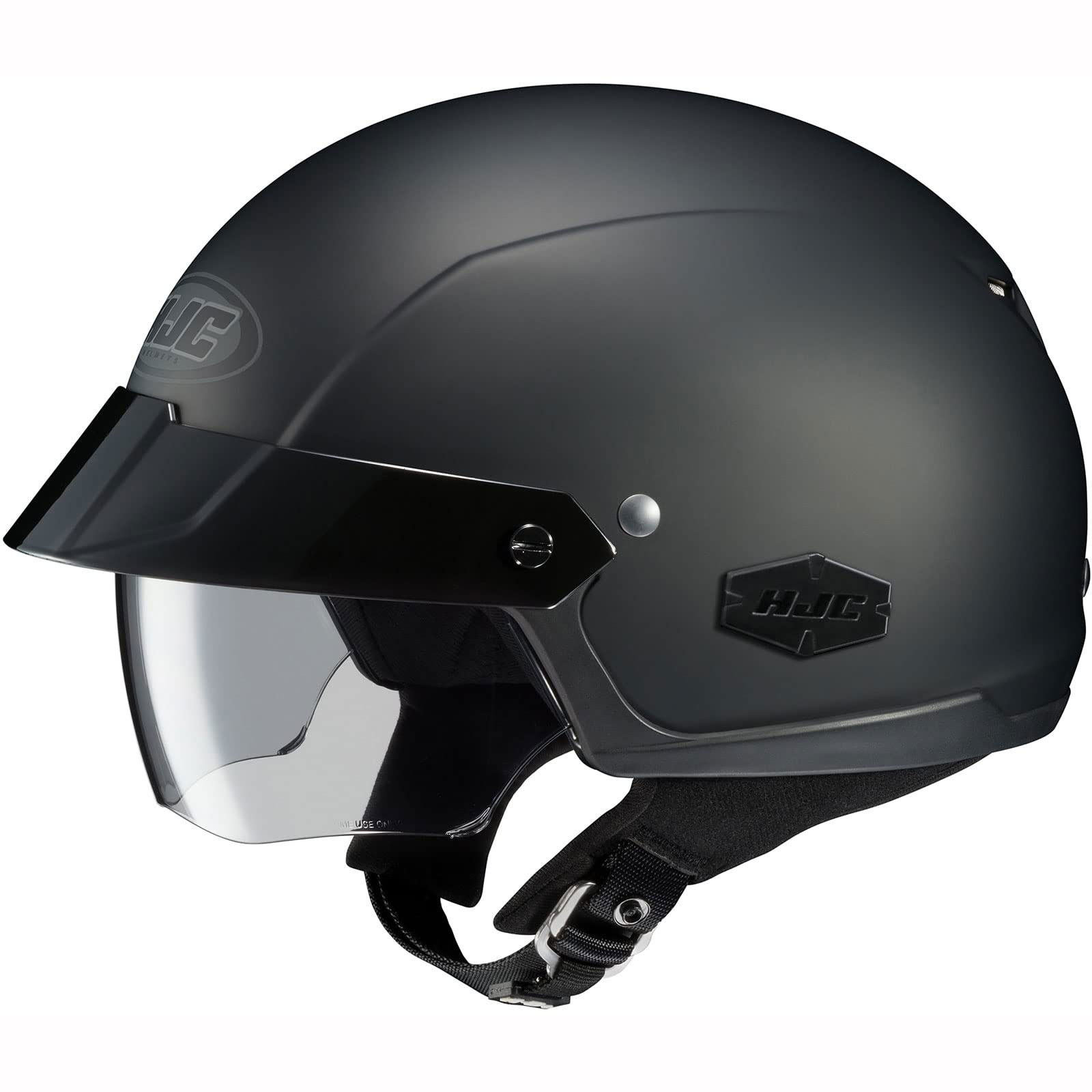 HJC IS-Cruiser Solid Motorcycle Half Helmet Matte Black SM