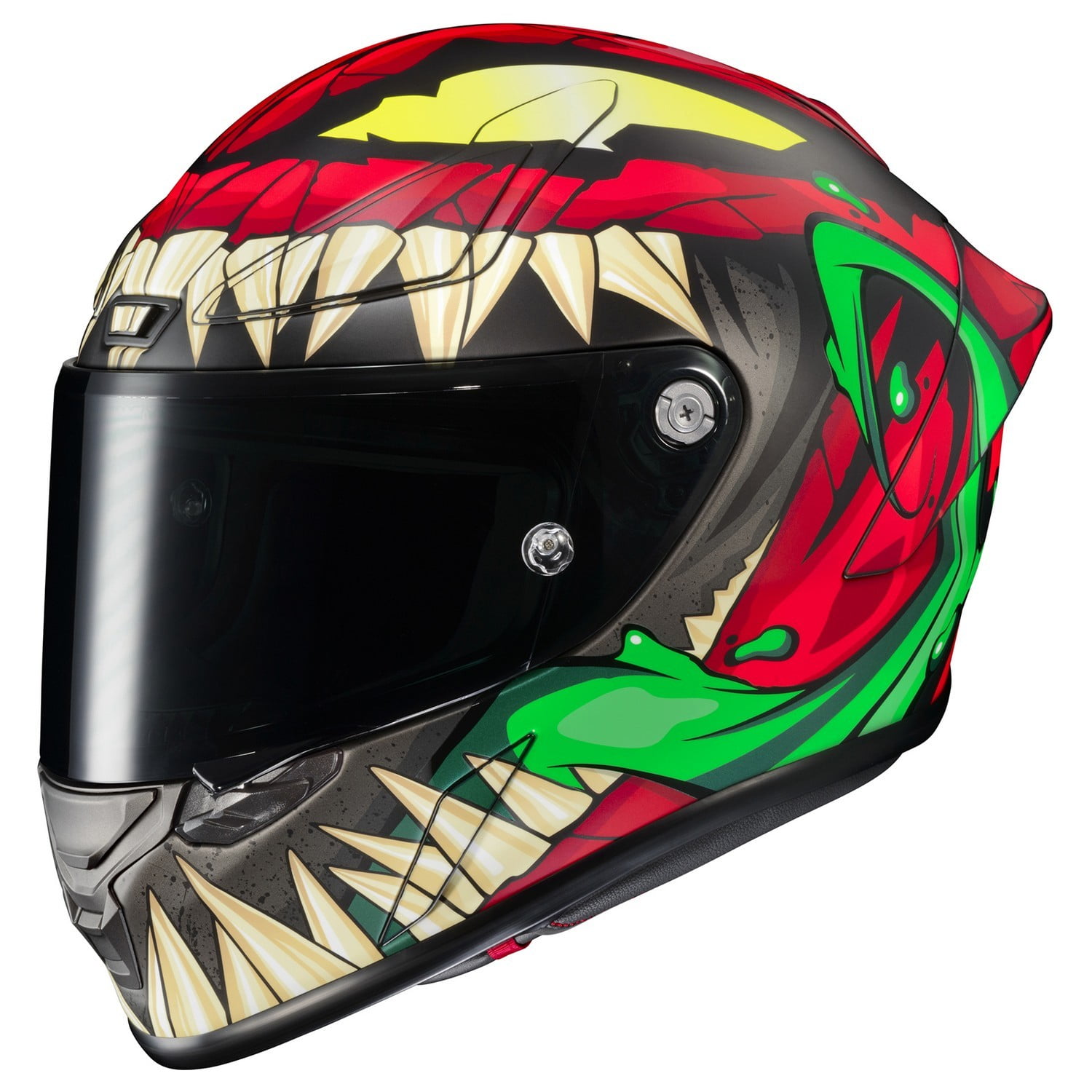 HJC RPHA 1 Toxin Motorcycle Helmet RedGreen SM Bahrain Ubuy