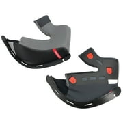 HJC RPHA 11 Pro Helmet Replacement Cheek Pads Black/Gray XXL 25mm