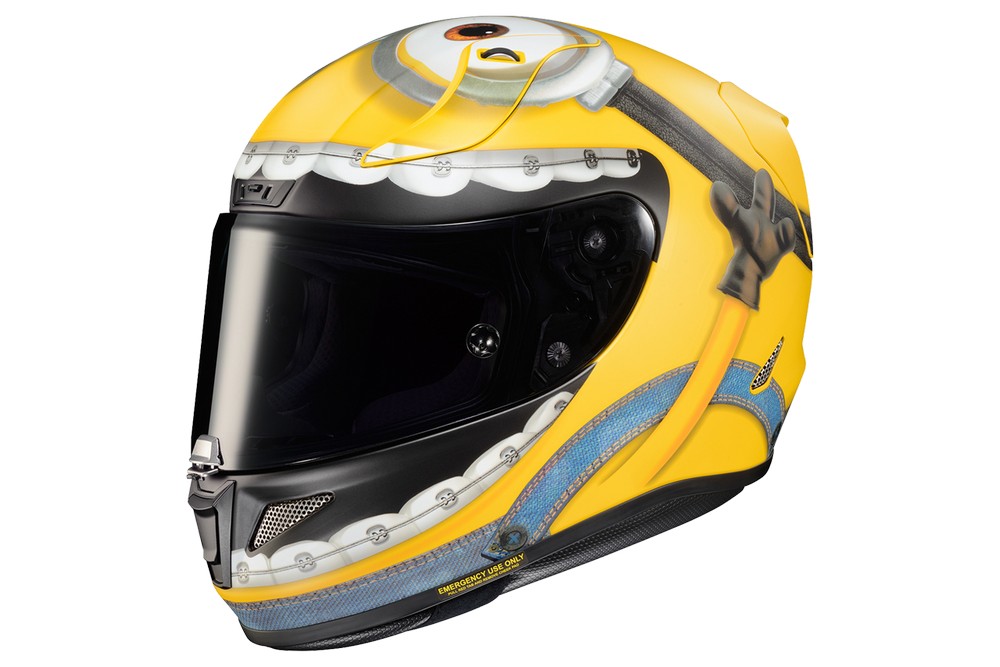 入手困難！新品HJC RPHA11 ミニオンズオットー フルフェイスヘルメット HJC RPHA 11 Pro Otto Minions Motorcycle Helmet Yellow SM