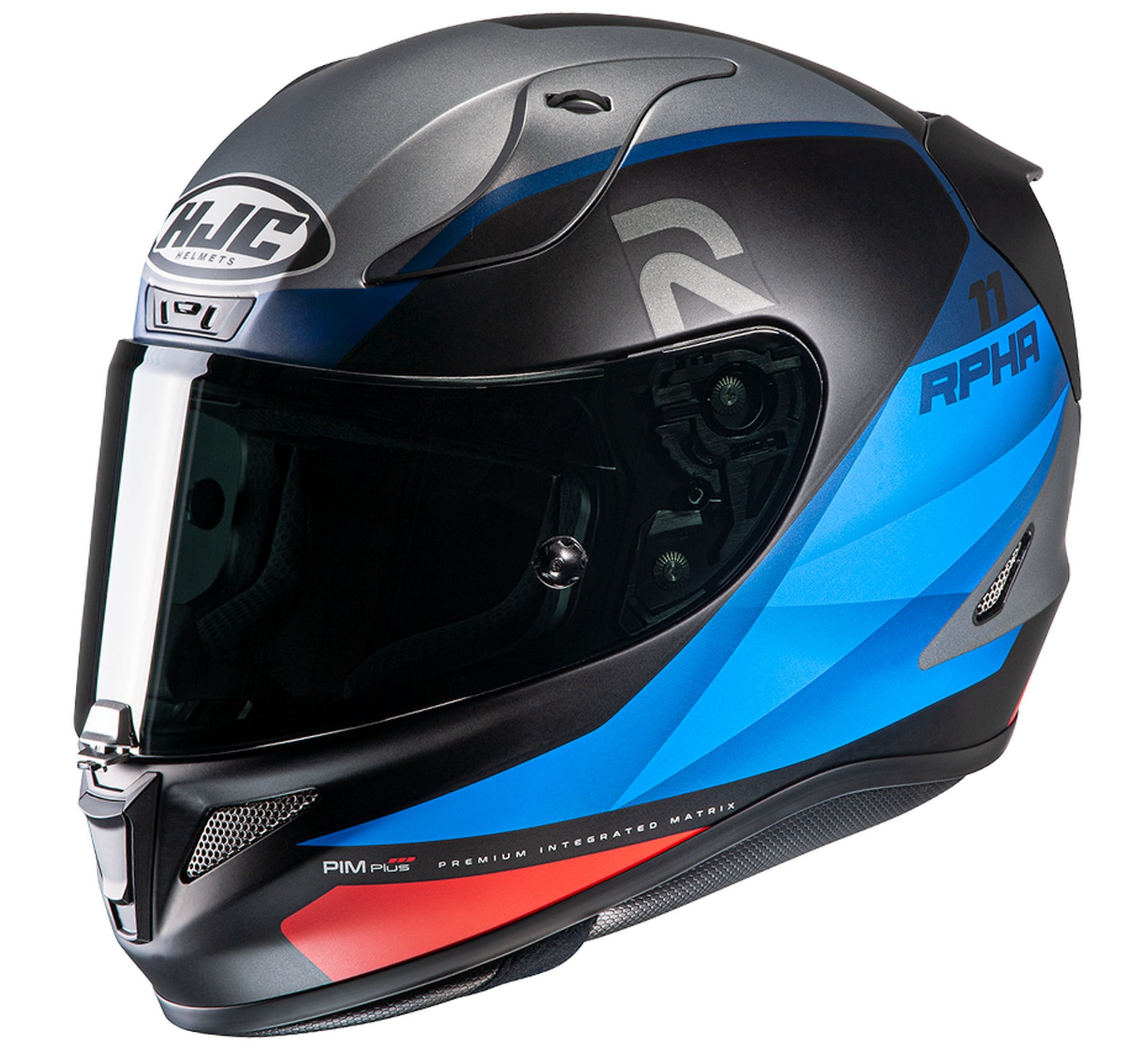 HJC RPHA 11 Pro Texten Motorcycle Helmet Blue SM - Walmart.com