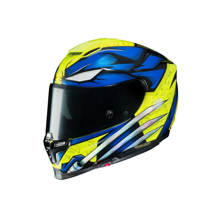 HJC RPHA 70 ST Wolverine Motorcycle Helmet Blue/Hi-Viz XS