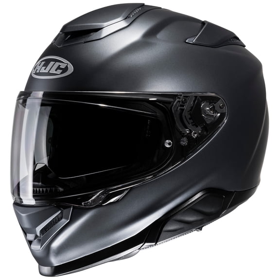 HJC RPHA 71 Solid Motorcycle Helmet Semi Flat Anthracite LG