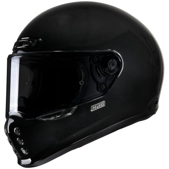 HJC V 10 Black Street Motorcycle Helmet