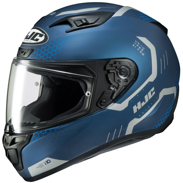 HJC i10 Maze Motorcycle Helmet Blue Silver XXL Walmart