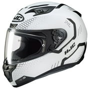 HJC i10 Maze Motorcycle Helmet White/Black SM