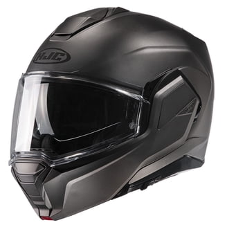 hjc full face helmet flat silver F71 (F7X) Semi-Flat Titanium way pivot ratchet system Silver HJC Helmets