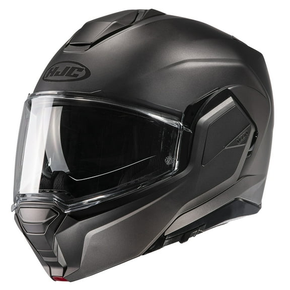 HJC i100 Solid Modular Motorcycle Helmet Semi-Flat Titanium XL