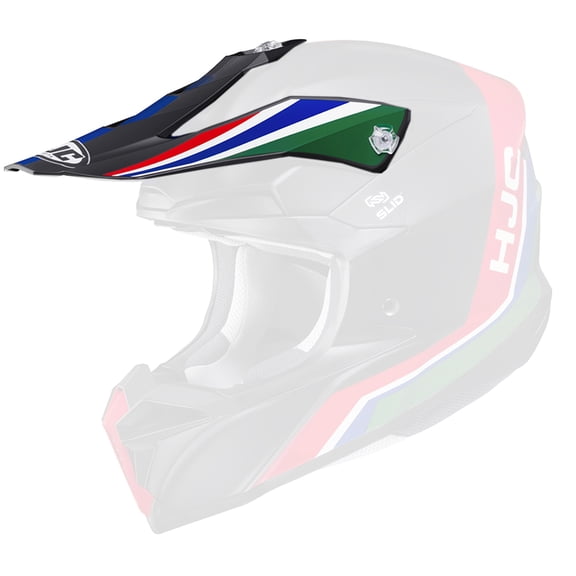 HJC i50 Flux Helmet Replacement Visor/Peak Green