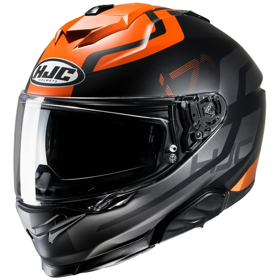 HJC i71 Enta Motorcycle Helmet Orange/Black SM