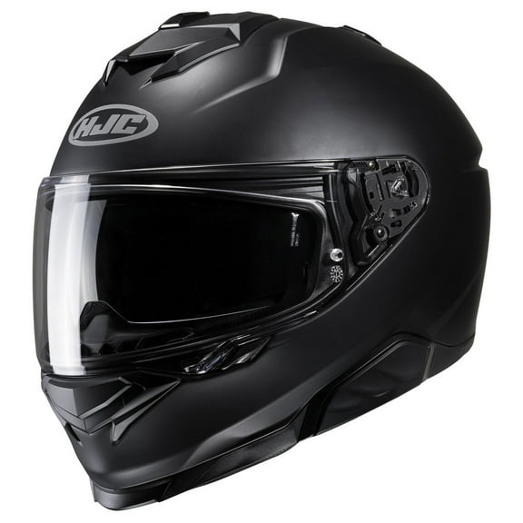 HJC i71 Solid Motorcycle Helmet Semi Flat Black XS