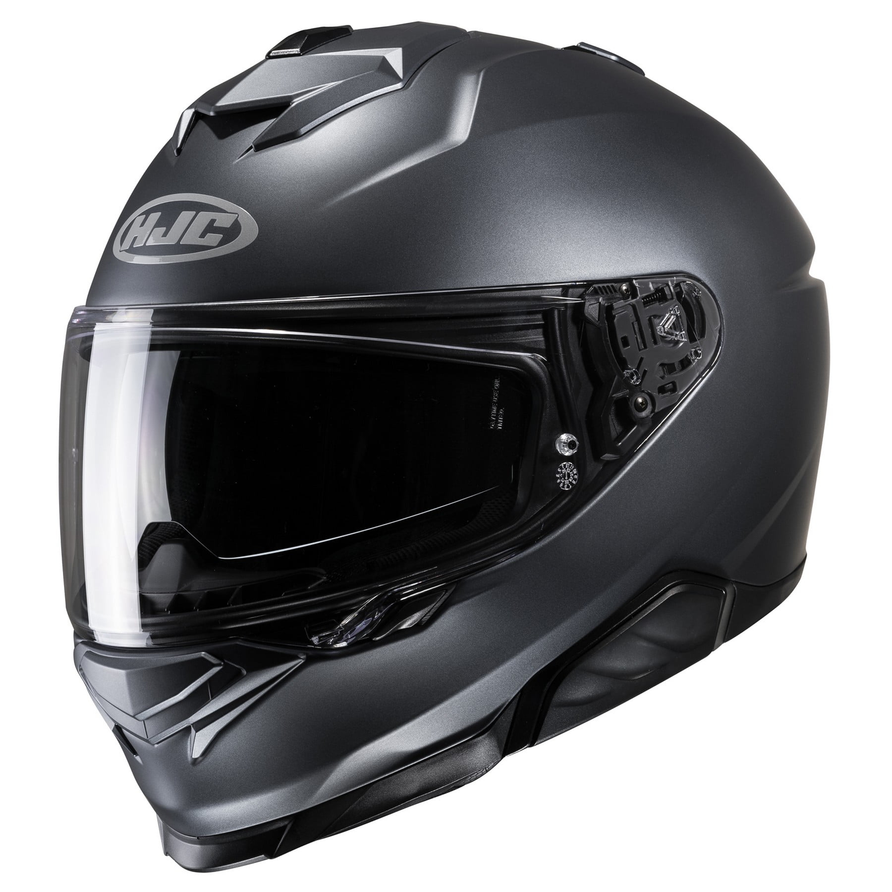 HJC i71 Solid Motorcycle Helmet Semi Flat Anthracite XL - Walmart.com