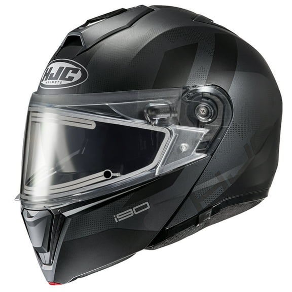 HJC i90 Syrex Modular Snow Helmet w/Heated Electric Shield Black MD