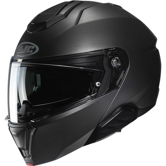 HJC i91 Solid Motorcycle Helmet Semi-Flat Titanium XXL