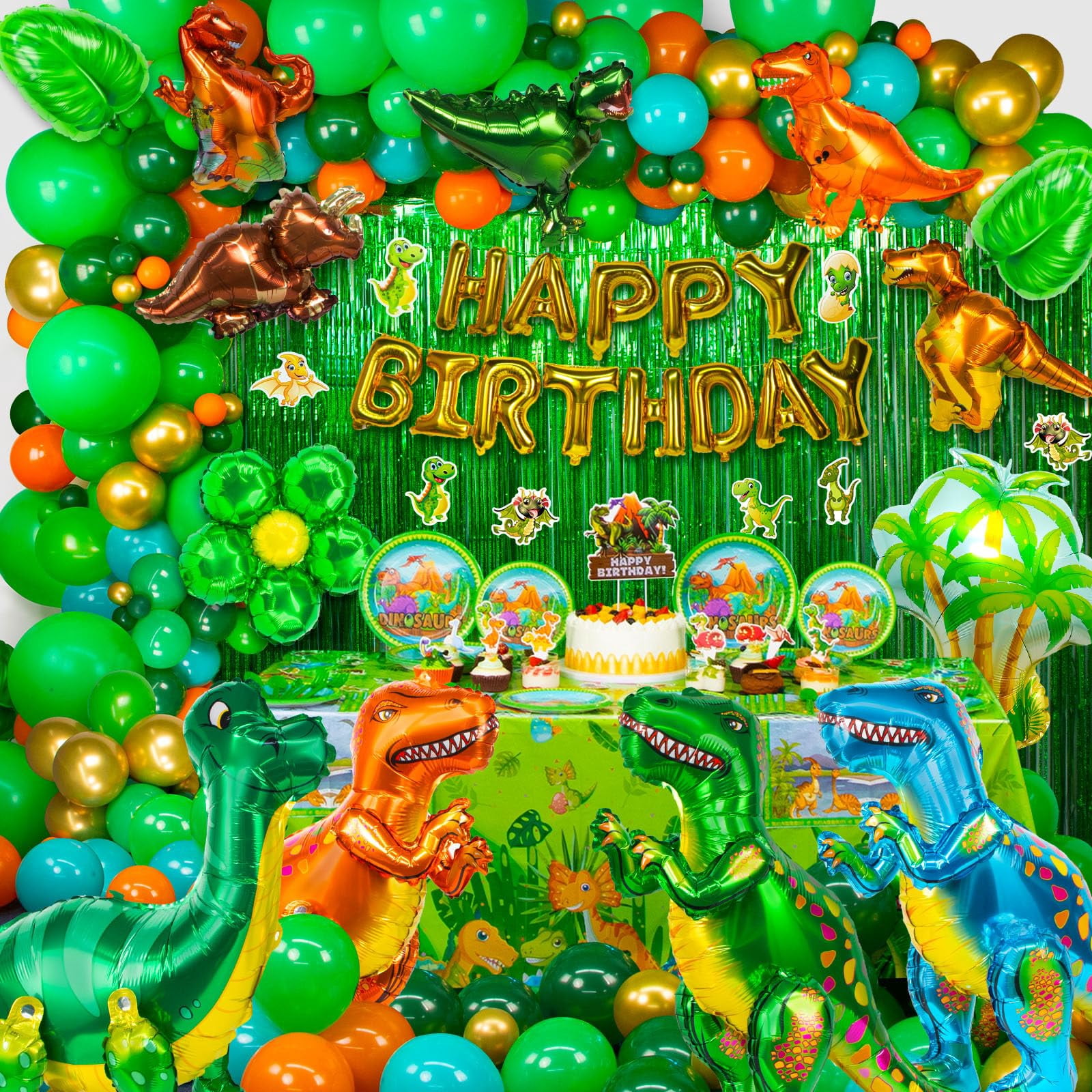 HJINGY Dinosaur PartyEGSC Decorations, Dinosaur Birthday Party Supplies — free download
