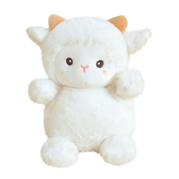 HJJLRH Animated Musical Lamb Stuffed Animal Baby Plush Toy with Soothing Light and Volume, Hugable Stuffed Animal for Baby Nursery Room Decoration