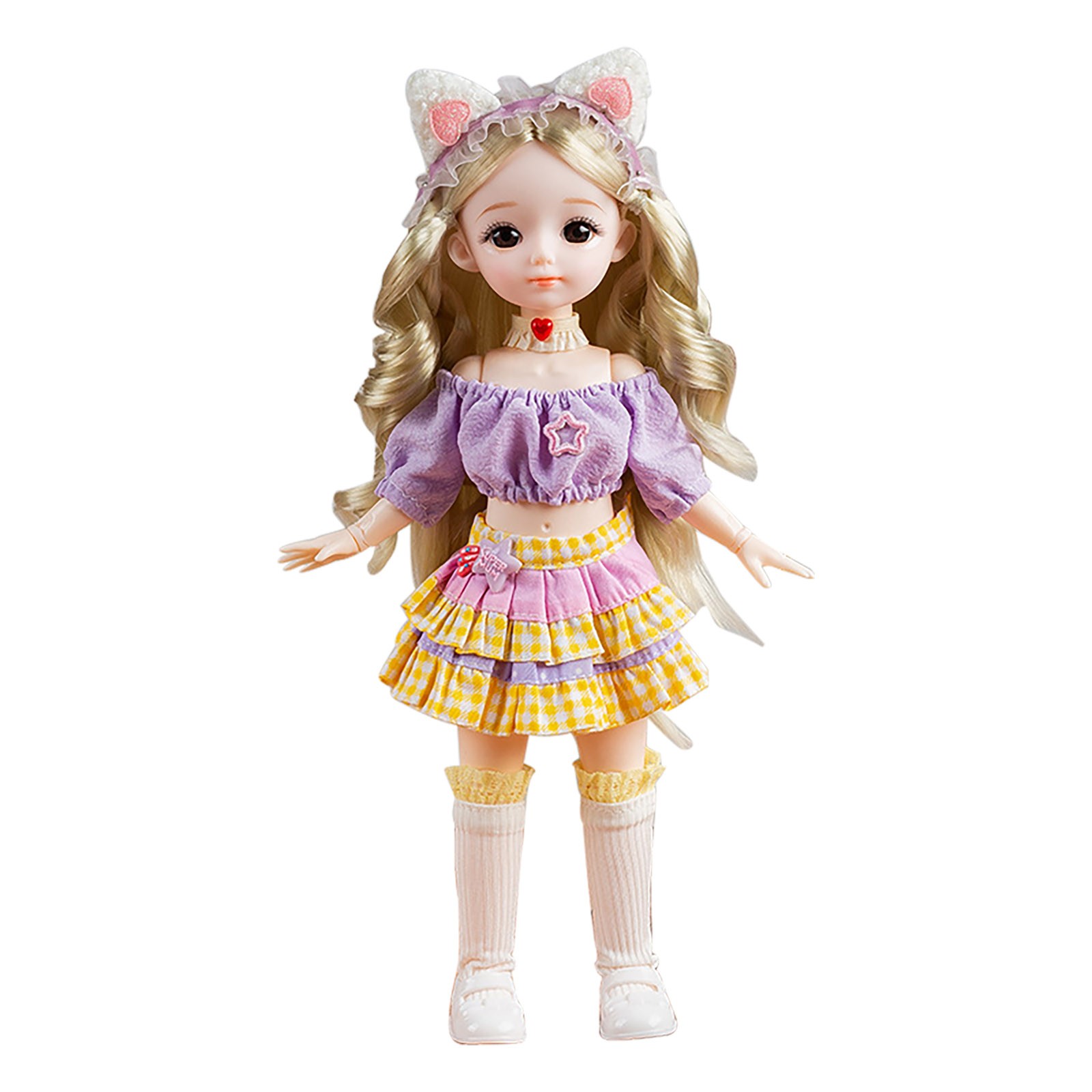 HJJLRH Anime Fashion Mechanical Joint Posable Doll, Jointed Doll Cute ...