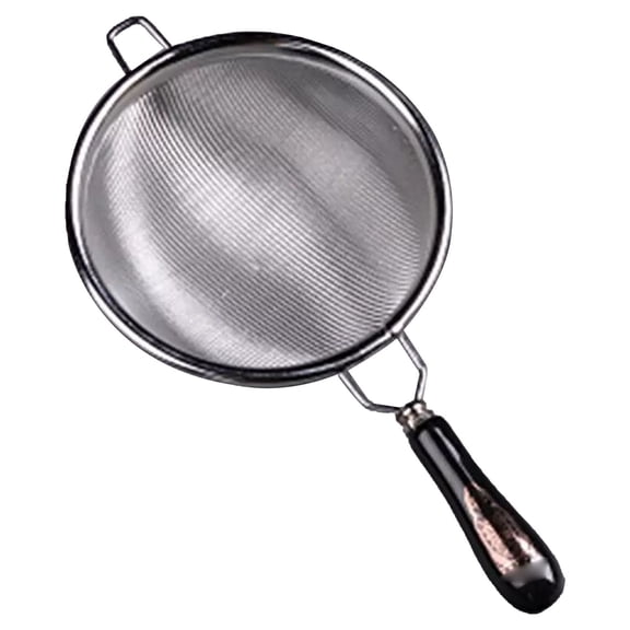 HJJLRH Fine Mesh Strainer for Kitchen, Stainless Steel Cocktail Sieve Sifters for Food, Liquid Drink Strainers Cup for Tea, Rice, Oil, Noodles, Fruits, Vegetables