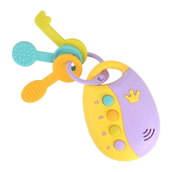 HJJLRH Musical Smart Remote Car Key Toy with Sound and Lights Fun and Educational Musical Toys for Travel Play