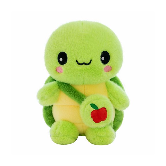 HJJLRH Turtle Stuffed Animal - Turtle Plush Toy - Soft Green Turtle Stuffed Plush Hugging Pillow - Cute Toy Gift for Boys and Girls Girlfriend Birthday