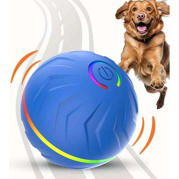 HJLKB Interactive Dog Toy, Automatic Moving, Bouncing, and Rotating, Active Rolling Ball for Medium and Large Dogs