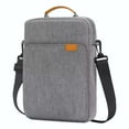 thumbnail image 1 of HJQEQVD 13.3 Inch Laptop Shoulder Bag Carrying Case for Macbook Air 13" M4 M3 M2 A3420 A3113/ MacBook Pro 14 M4 M3 M2 M1/ 13" iPad Pro M4/ iPad Air M3 M2 2025, Vertical Laptop Sleeve Handbag, Black, 1 of 8