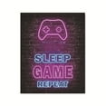 thumbnail image 1 of HJQEQVD 1Pcs Video Game Room Decor Boys Gaming Wall Art Neon Game Room Decor Gaming Poster Game Room Wall Decor Teenage Boys Room Decor Video Stickers for Adults, 1 of 8