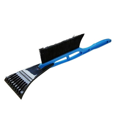 HJQEQVD 2-in-1 Ice Scraper with Brush for Car Windshield Snow Frost Cleaner Outdoor Party Essentials Blue