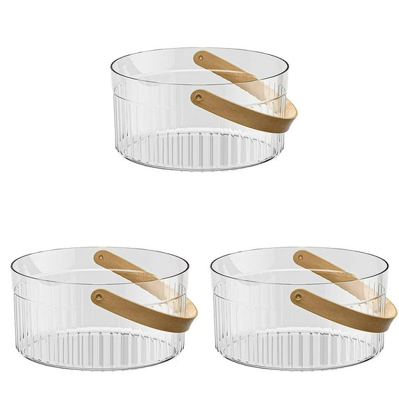 HJQEQVD 3 PACK 5L Acrylic Ice Bucket with Lid - Transparent BPA-Free Barware for Champagne Wine & Beverages | Portable KTV Party Cooler & Home Decor