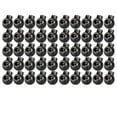 thumbnail image 1 of HJQEQVD 50 Pcs Single Hole Cord Lock Plastic Toggle Single Hole Spring Loaded Elastic Drawstring Rope Cord Locks Clip Ends Round Ball Shape Luggage Lanyard Stopper Sliding Fastener Buttons, 1 of 4