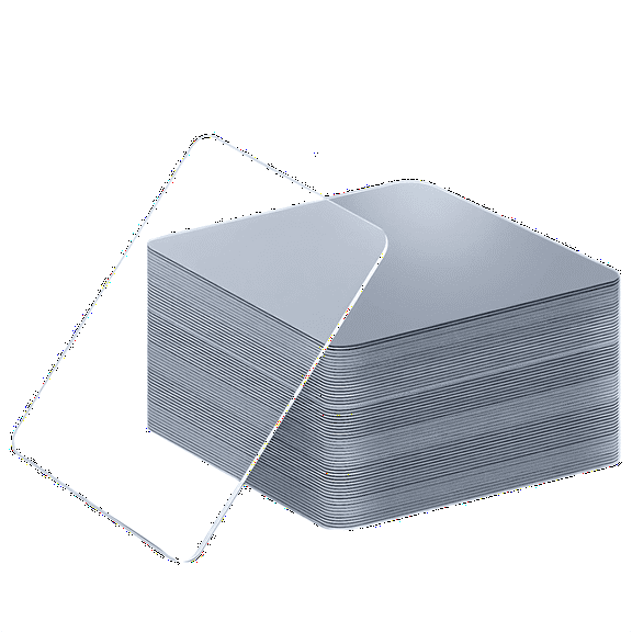 HJQEQVD 50Pcs Square 2.4*2.4 Inch Heavy Duty Two Sided Tape Clear Reusable Mounting Tape Picture Hanging Adhesive Tape Removable Wall Tape Adhesive Poster Tape ﻿