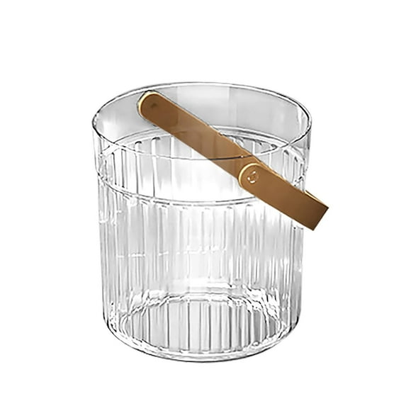 HJQEQVD 5L Acrylic Ice Bucket with Lid - Transparent BPA-Free Barware for Champagne Wine & Beverages | Portable KTV Party Cooler & Home Decor
