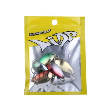 HJQEQVD 6pcs 2.5g Sequin Spoon Fishing Lure Trout Blinker Hard Bait Single Hook Outdoor