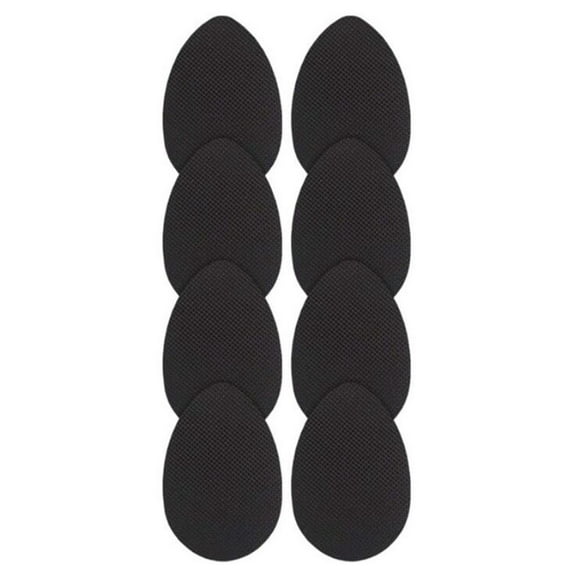 HJQEQVD 8pcs Non Slip Shoes Pads Adhesive Shoe Sole Protectors High Heels Anti Slip Shoe Grips (Black)