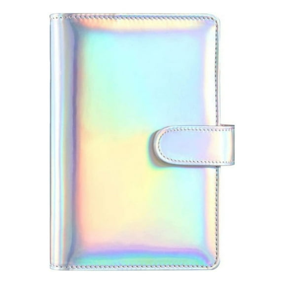 HJQEQVD A6 PU Leather Notebook Binder with 26 Categories Label, Budget Planner Organizer, Refillable Loose Leaf 6 Ring Binder Cover, 12 Pieces Binder Pockets