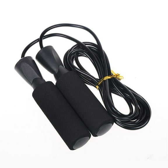 HJQEQVD Aerobic Exercise Boxing Skipping Jump Rope Adjustable Bearing Speed Fitness Outdoor Decorations Black