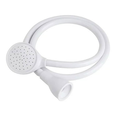 HJQEQVD Dog Bath Hose Attachment for Tub Pet Shower Spray Head Hose Push on Bath Tub Sink Faucet Attachment Washing Hair Hairdresser Pet Spray Hose,White One Size