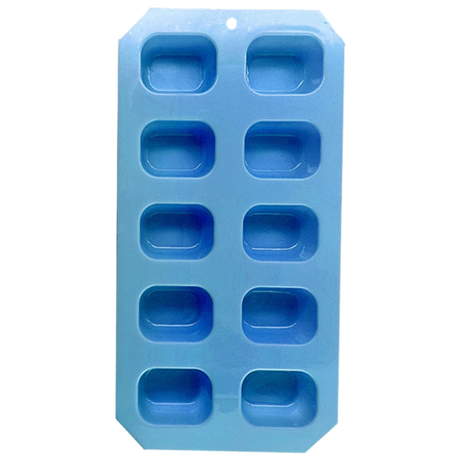 55 Nugget Ice Cube Tray With Lid & Bin | Easy Release Mini Ice Maker, BPA Free, Flexible