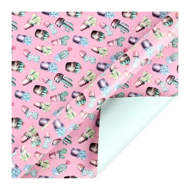 HJQEQVD Gift Wrap Paper Roll Reversible Birthday Wrapping Paper for Girls Kids Baby Shower Cute Happy Birthday Gifts Wrapping Clearance