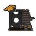 thumbnail image 1 of HJQEQVD Graduation Picture Frame Wooden Graduation Photo Frame with Blessing Words & Graduation Cap Pattern Grad Frame Graduation Picture Display Holder Gift Grad Decorations, 1 of 1