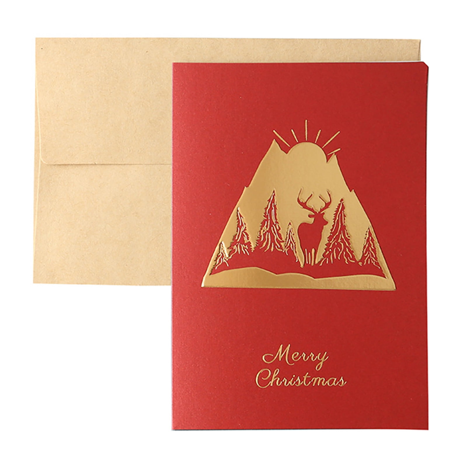 HJQEQVD Itunes Gift Card Celebrate Christmas Holiday Cards, A Set of Cards, Including Envelope and Cards