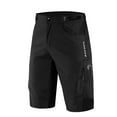 thumbnail image 1 of HJQEQVD Mens Padded Cycling Shorts Loose Fit Breathable Mountain Bike 1 Shorts for Outdoor Supplies Black, 1 of 10
