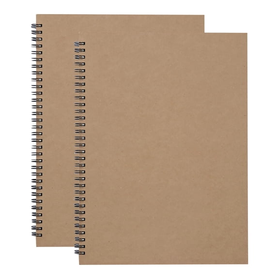 HJQEQVD Note Blank Book Winding A4 2PC Notebook Notepad Page Diary Paper Size Journal Office & Stationery Tape Measure Magnetic Back (C, One Size)