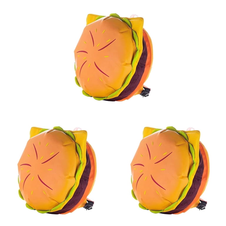 HJQEQVD Novelty Cheeseburger Backpack Funny Yellow Universe