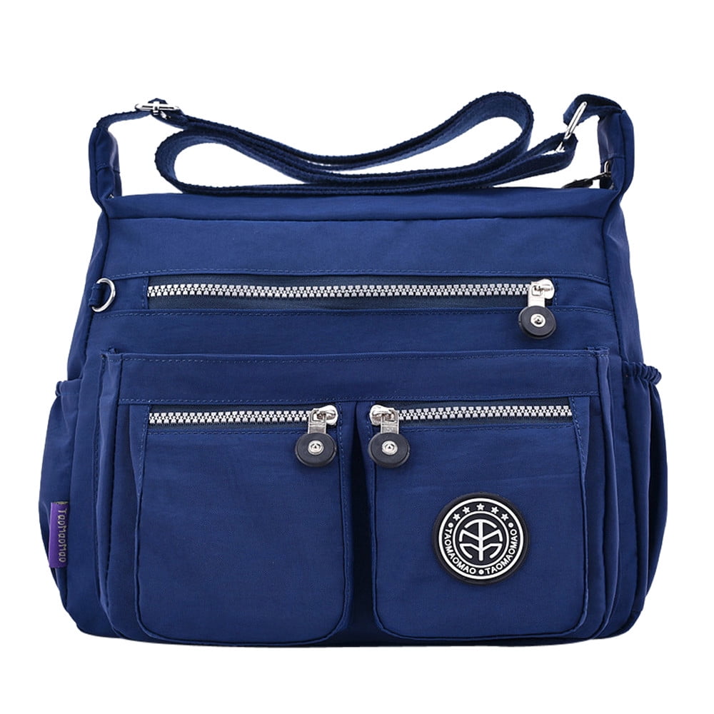 Women's Lightweight Crossbody Bag - Multi-pocket Shoulder