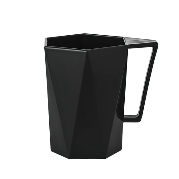 HJQEQVD Plastic Cup Reusable Novelty Cup Personality Milk Juice Lemon Mug Coffee Tea Reusable Plastic Cup Large Mug Set with Handles