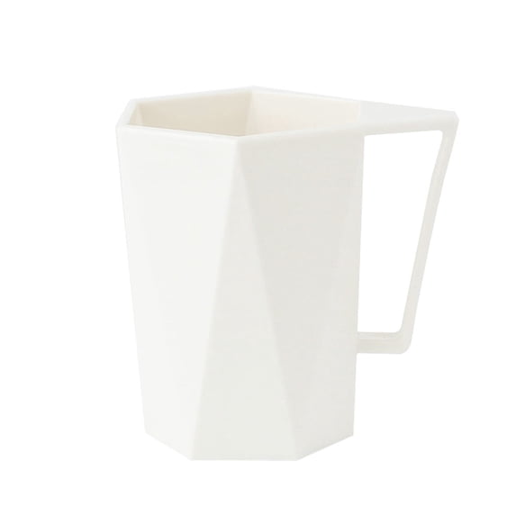 HJQEQVD Plastic Cup Reusable Novelty Cup Personality Milk Juice Lemon Mug Coffee Tea Reusable Plastic Cup Large Mug Set with Handles
