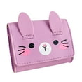 thumbnail image 1 of HJQEQVD Rabbit Coin Purse Small Wallets for Girls Kids Cute Rabbit Slim Bifold Wallet Cash Pocket Card Holder Coin Purse for Women Cute Rabbit Shoulder Messenger Bag Mini Cartoon Baby Purse, 1 of 4